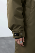 Men’s Double-Breasted Wool Blend Trench Coat - Tailored Fit for Stylish Outerwear