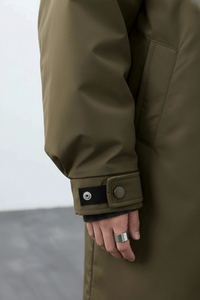 Men’s Double-Breasted Wool Blend Trench Coat - Tailored Fit for Stylish Outerwear