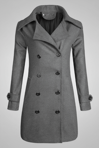 Men's Double Button Lapel Jacket - Casual Elegance Design for Smart-Casual Wear