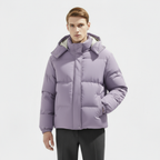 Men's Insulated Puffer Winter Jacket - Waterproof Parka for Cold Weather Outdoor Activities
