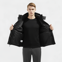 Men's Insulated Puffer Winter Jacket - Waterproof Parka for Cold Weather Outdoor Activities