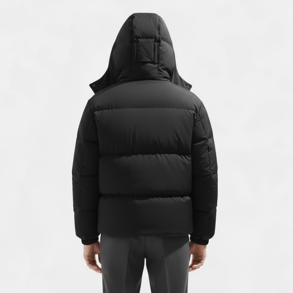Men's Insulated Puffer Winter Jacket - Waterproof Parka for Cold Weather Outdoor Activities