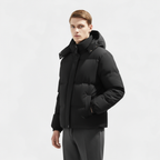 Men's Insulated Puffer Winter Jacket - Waterproof Parka for Cold Weather Outdoor Activities