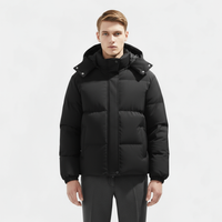 Men's Insulated Puffer Winter Jacket - Waterproof Parka for Cold Weather Outdoor Activities