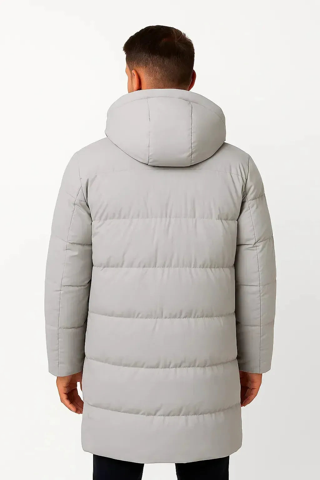 Men's Insulated Waterproof Puffer Jacket - Warm Winter Coat for Outdoor Activities