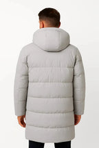 Men's Insulated Waterproof Puffer Jacket - Warm Winter Coat for Outdoor Activities