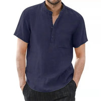 Linen Short Sleeve Men's Shirt UK – Smart Casual & Holiday & Resort Wear