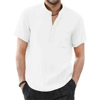 Linen Short Sleeve Men's Shirt UK – Smart Casual & Holiday & Resort Wear