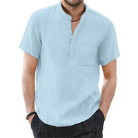Linen Short Sleeve Men's Shirt UK – Smart Casual & Holiday & Resort Wear