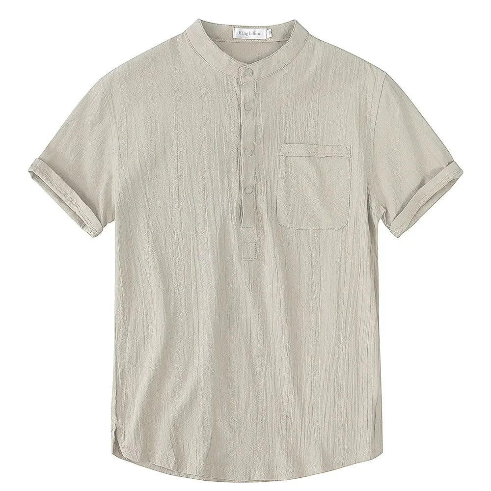 Linen Short Sleeve Men's Shirt UK – Smart Casual & Holiday & Resort Wear