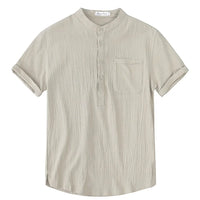 Linen Short Sleeve Men's Shirt UK – Smart Casual & Holiday & Resort Wear