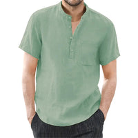 Linen Short Sleeve Men's Shirt UK – Smart Casual & Holiday & Resort Wear
