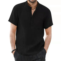 Linen Short Sleeve Men's Shirt UK – Smart Casual & Holiday & Resort Wear