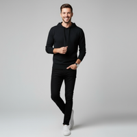 Men's Merino Wool Hoodie | Lightweight, Warm, Casual Wear for Outdoor Activities and Everyday Comfort