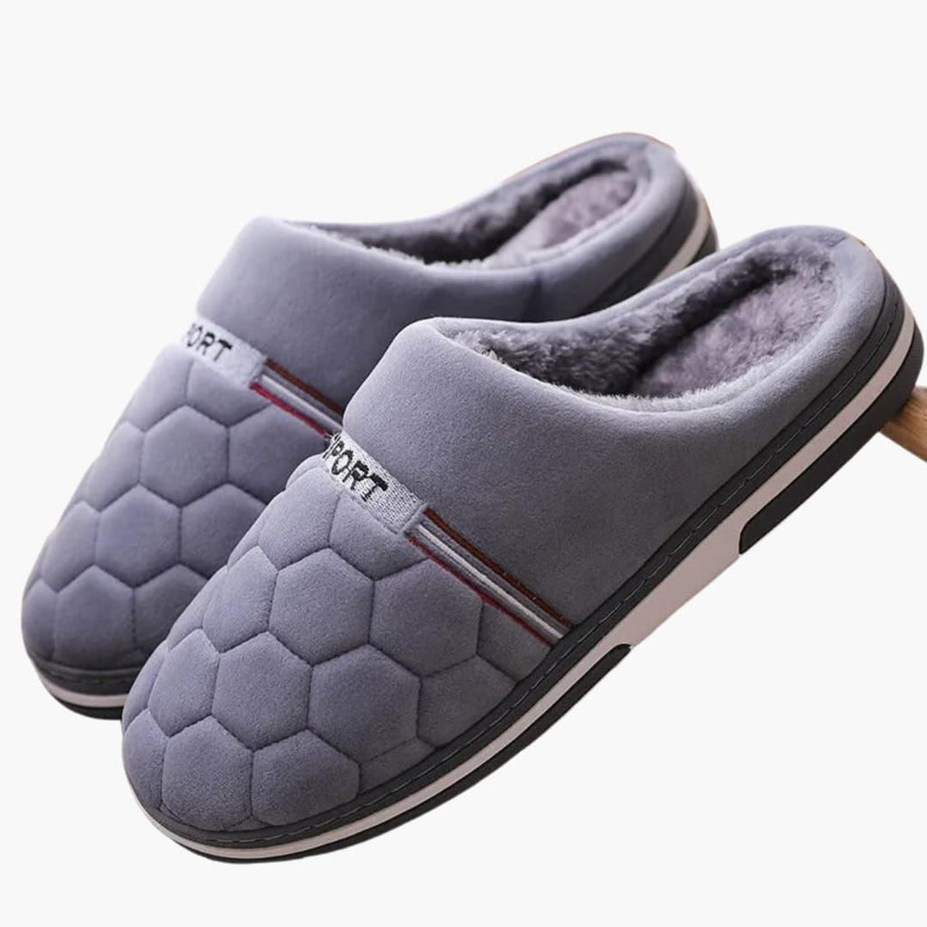 Men's Padded Closed-Toe Slippers – Comfort at Home, Relaxation After Work