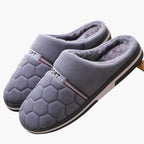 Men's Padded Closed-Toe Slippers – Comfort at Home, Relaxation After Work