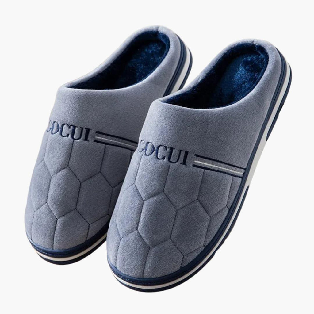 Men's Padded Closed-Toe Slippers – Comfort at Home, Relaxation After Work