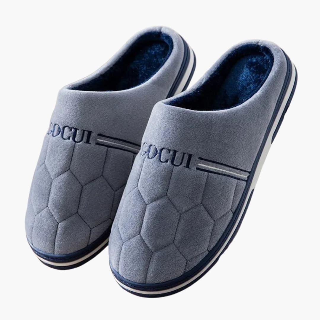 Men's Padded Closed-Toe Slippers – Comfort at Home, Relaxation After Work