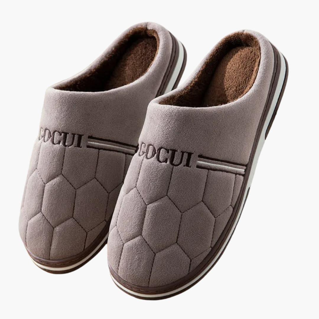 Men's Padded Closed-Toe Slippers – Comfort at Home, Relaxation After Work