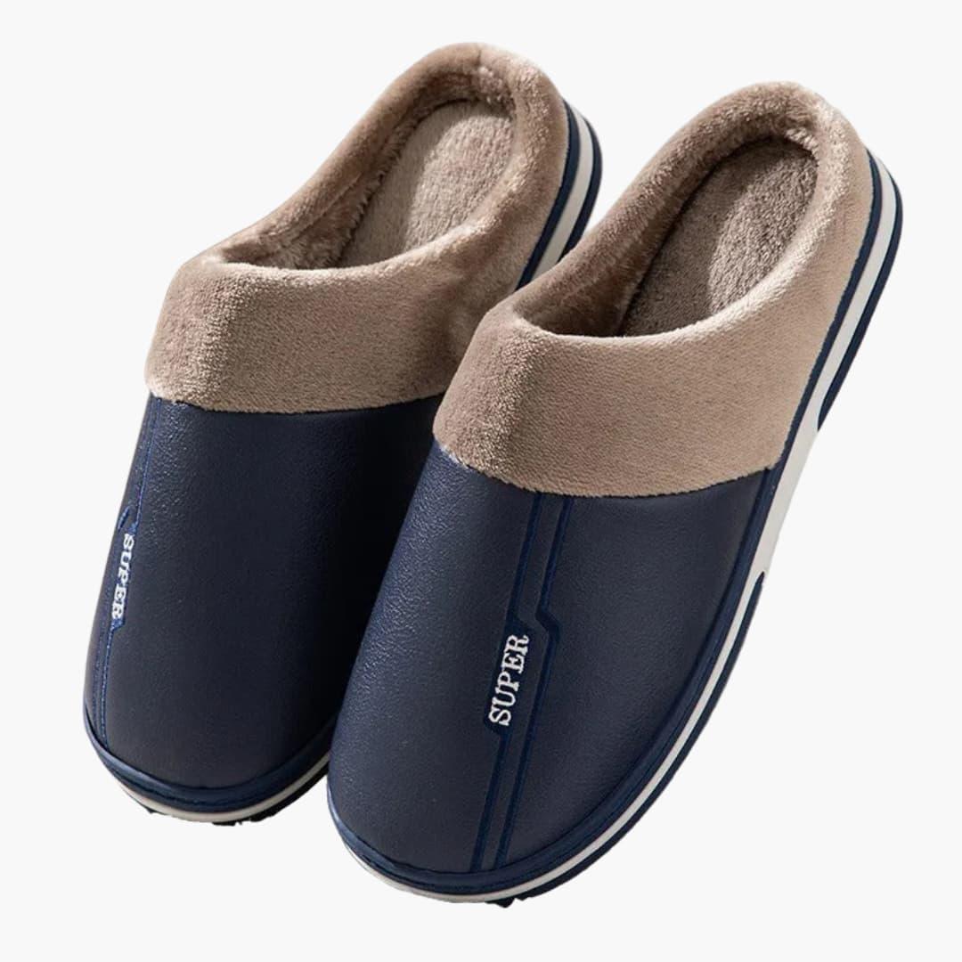 Men's Padded Closed-Toe Slippers – Comfort at Home, Relaxation After Work