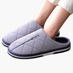 Men's Padded Closed-Toe Slippers – Comfort at Home, Relaxation After Work
