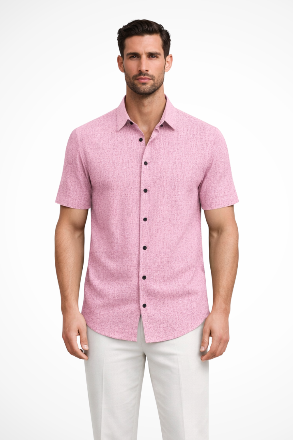 Cotton Short Sleeve Men's Shirt UK – Smart Casual & Holiday & Resort Wear