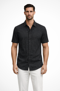 Cotton Short Sleeve Men's Shirt UK – Smart Casual & Holiday & Resort Wear