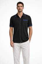 Knit Collared Short Sleeve Men's Shirt UK – Smart Casual & Holiday & Resort Wear