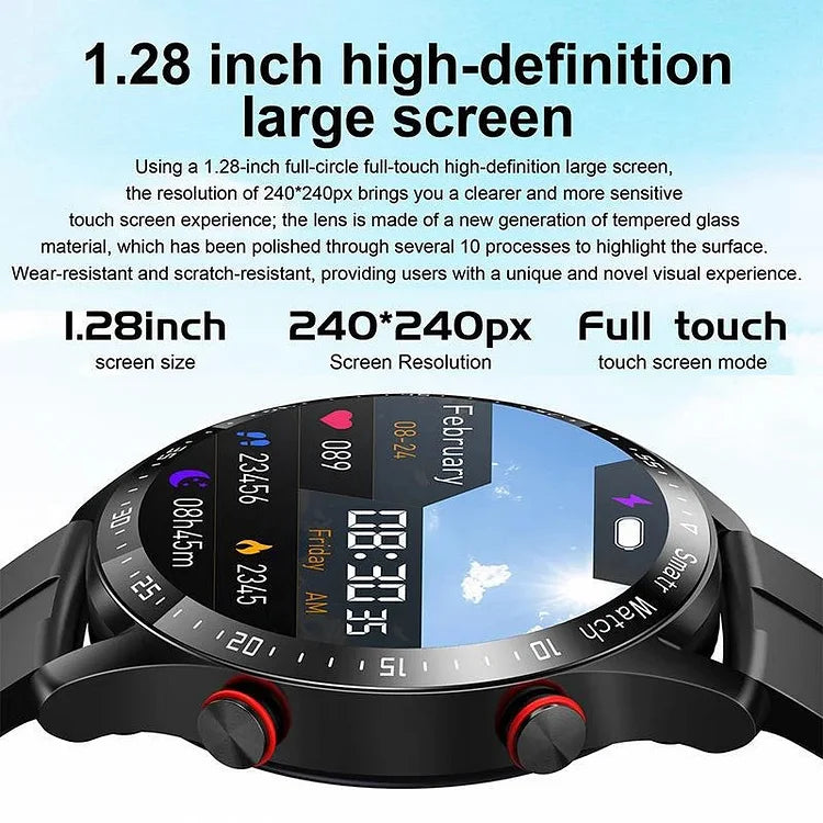 Men's Smart Watch with Health Monitoring – Fitness, Health Tracking