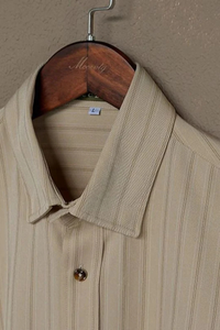 Cotton Blend Long Sleeve Men's Shirt UK – Smart Casual & Holiday & Resort Wear