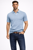 Knit Short Sleeve Men's Shirt UK – Smart Casual & Holiday & Resort Wear