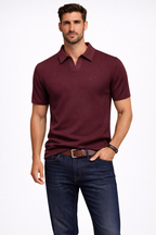 Knit Short Sleeve Men's Shirt UK – Smart Casual & Holiday & Resort Wear
