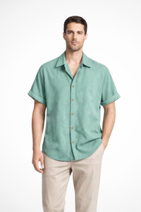 Collared Short Sleeve Men's Shirt UK – Smart Casual & Holiday & Resort Wear