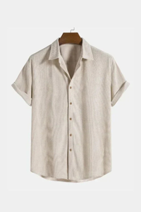 Collared Short Sleeve Men's Shirt UK – Smart Casual & Holiday & Resort Wear