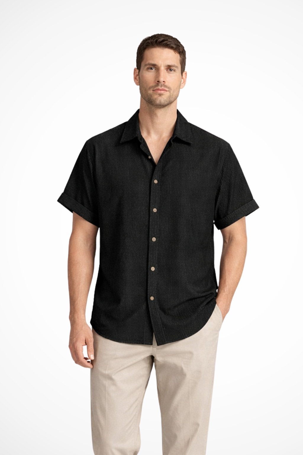 Collared Short Sleeve Men's Shirt UK – Smart Casual & Holiday & Resort Wear