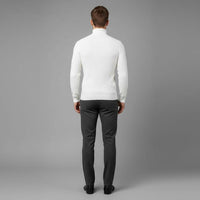 Men's Turtleneck Sweater - Soft Knit Fabric - Casual Wear - Ideal for Layering in Cool Weather