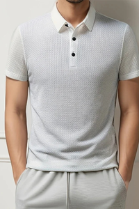 Knit Short Sleeve Men's Shirt UK – Smart Casual & Holiday & Resort Wear