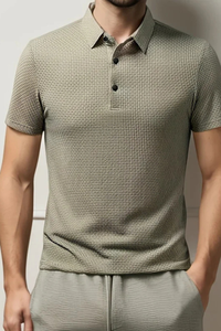 Knit Short Sleeve Men's Shirt UK – Smart Casual & Holiday & Resort Wear