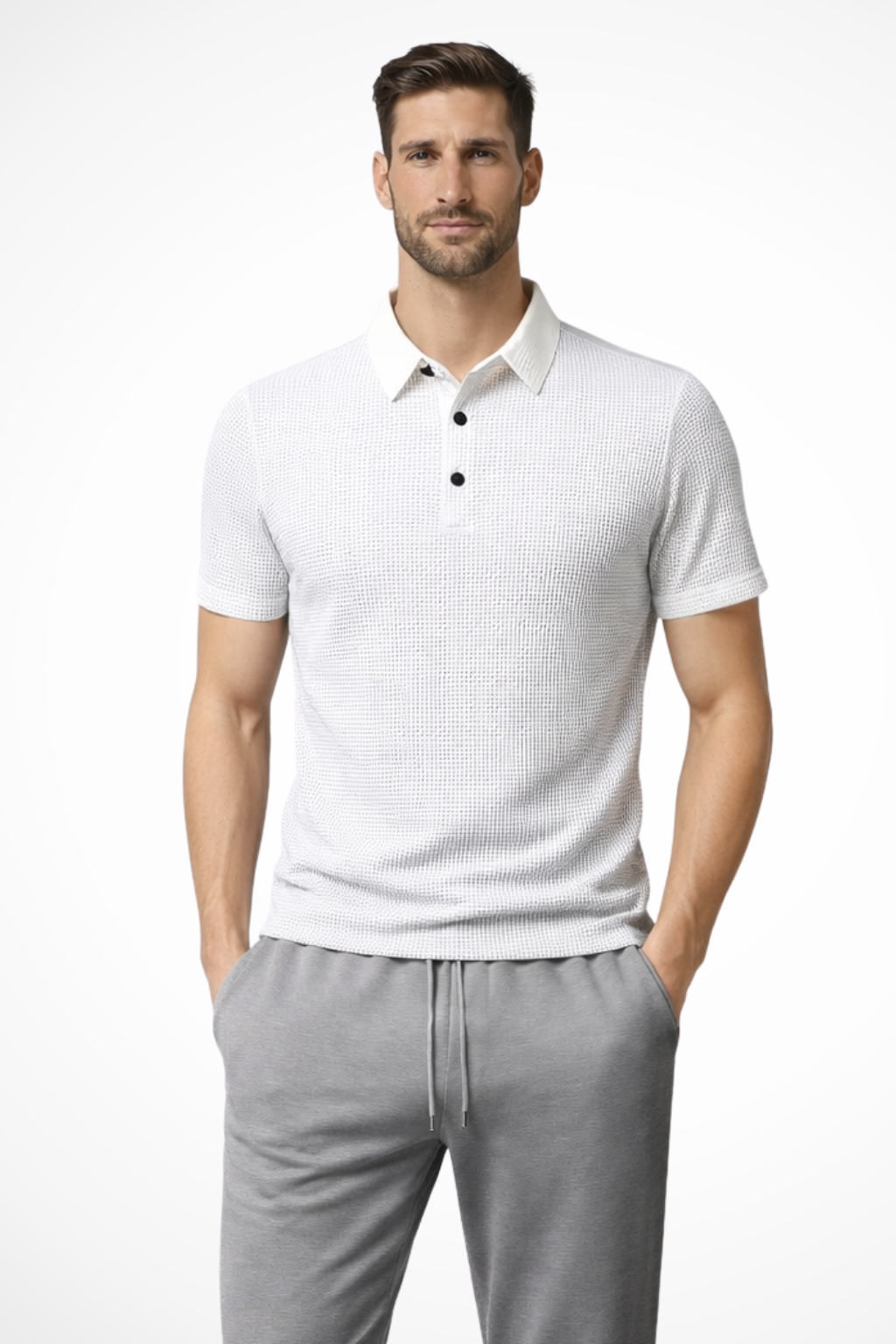 Knit Short Sleeve Men's Shirt UK – Smart Casual & Holiday & Resort Wear