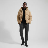 Men's Waterproof Windproof Down Puffer Jacket for Winter Outdoor Activities