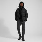 Men's Waterproof Windproof Down Puffer Jacket for Winter Outdoor Activities
