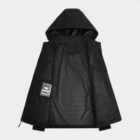 Men's Waterproof Windproof Jacket with Adjustable Hood for Outdoor Activities and Travel