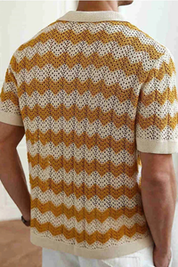 Knit Short Sleeve Men's Shirt UK – Smart Casual & Holiday & Resort Wear