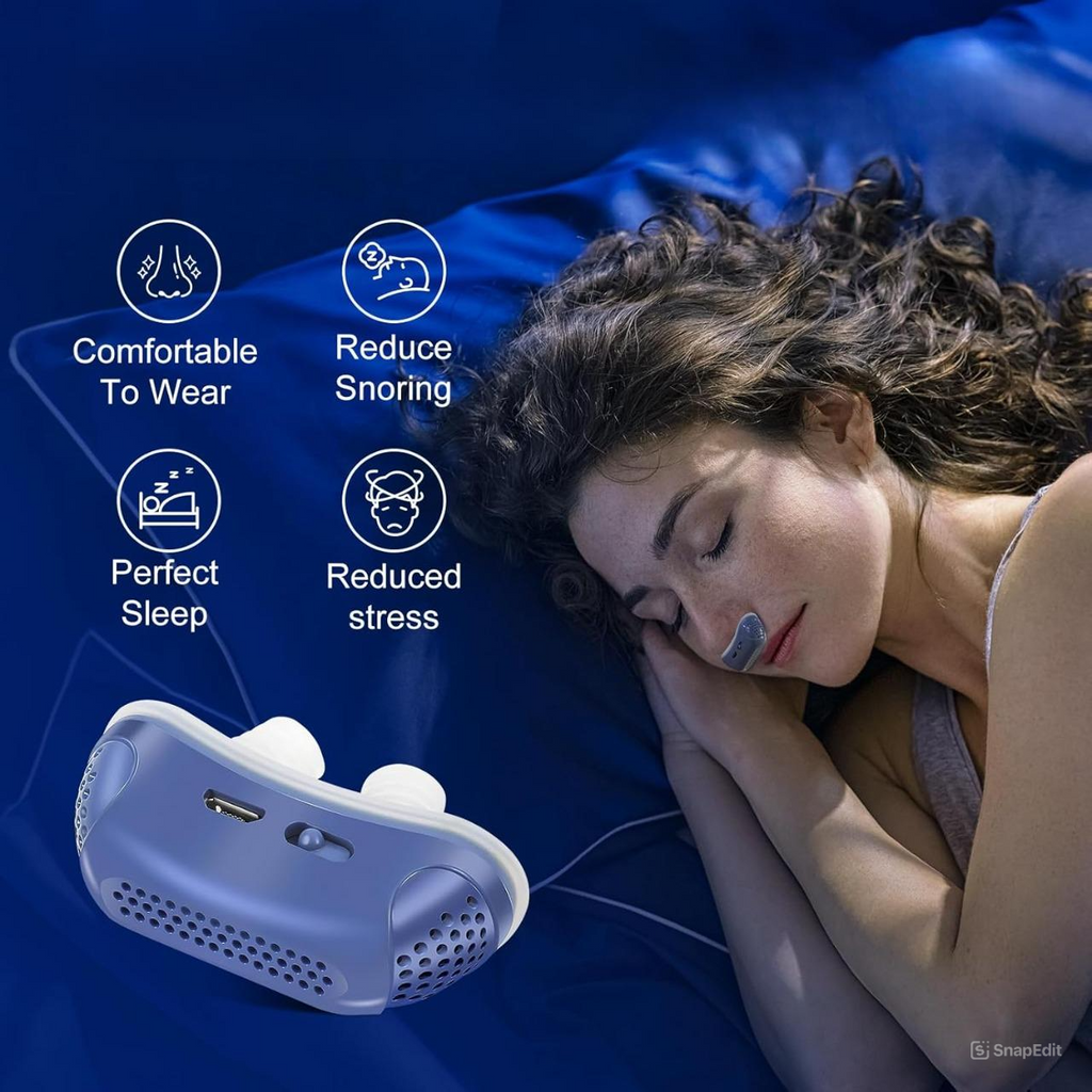 Micro CPAP Sleep Apnea Machine – Portable Travel Use, Anti Snoring Solution – Sleep, Travel