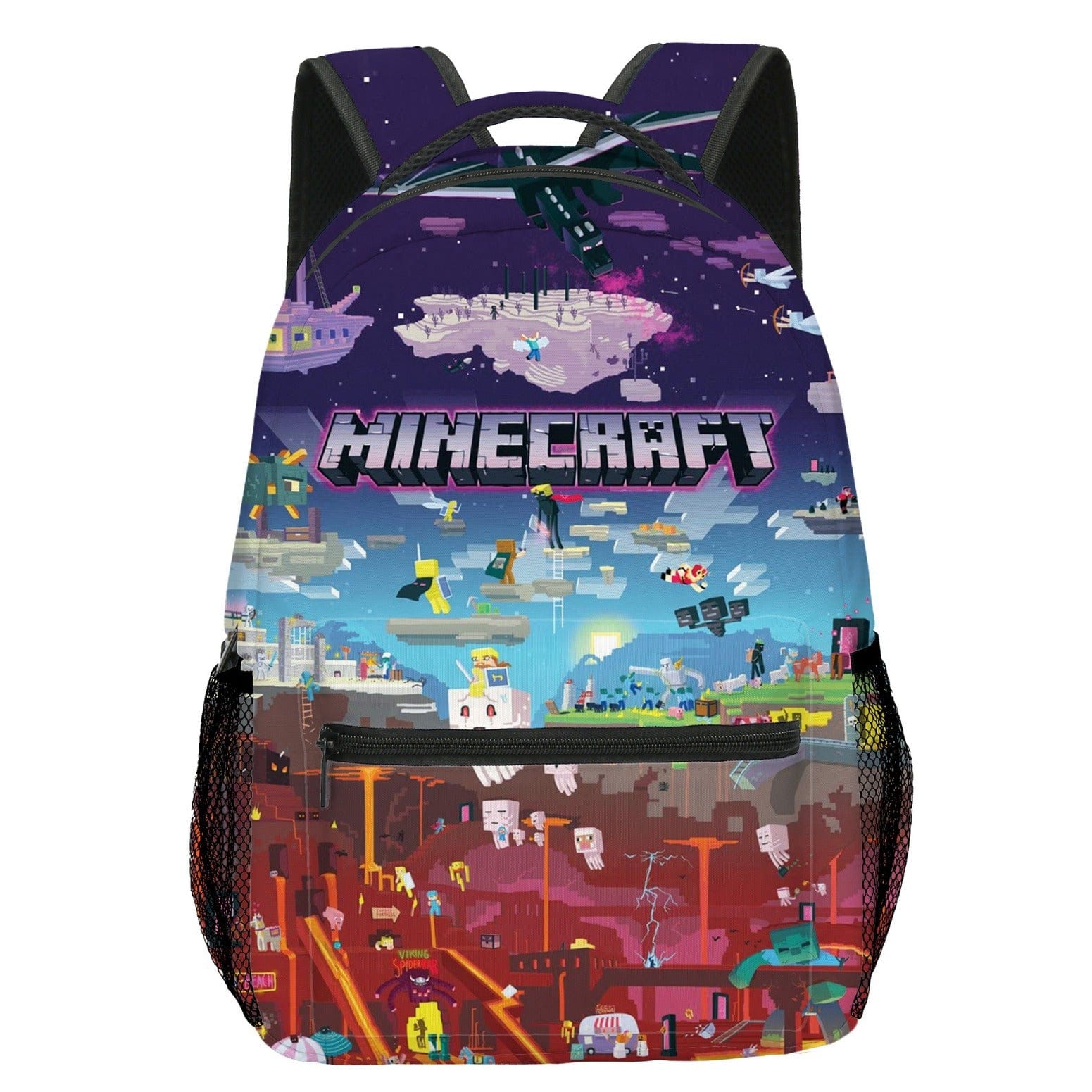 Minecraft Backpack for Kids – Gaming, School
