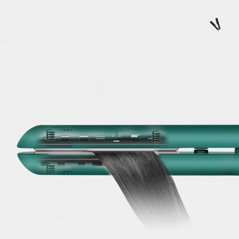 Mini 2-in-1 Curl and Straightening Iron with Ceramic Coating – Travel, Daily Use