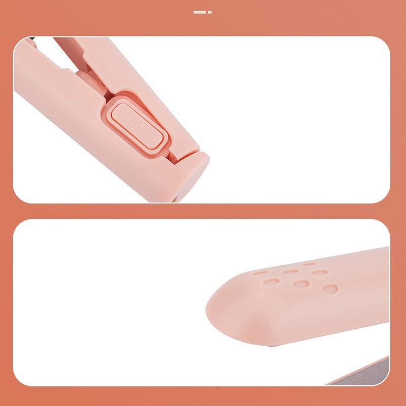 Mini 2-in-1 Curl and Straightening Iron with Ceramic Coating – Travel, Daily Use