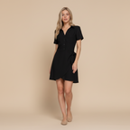 Mini Dress with Side Bow Detail - Chic Casual Wear for Women