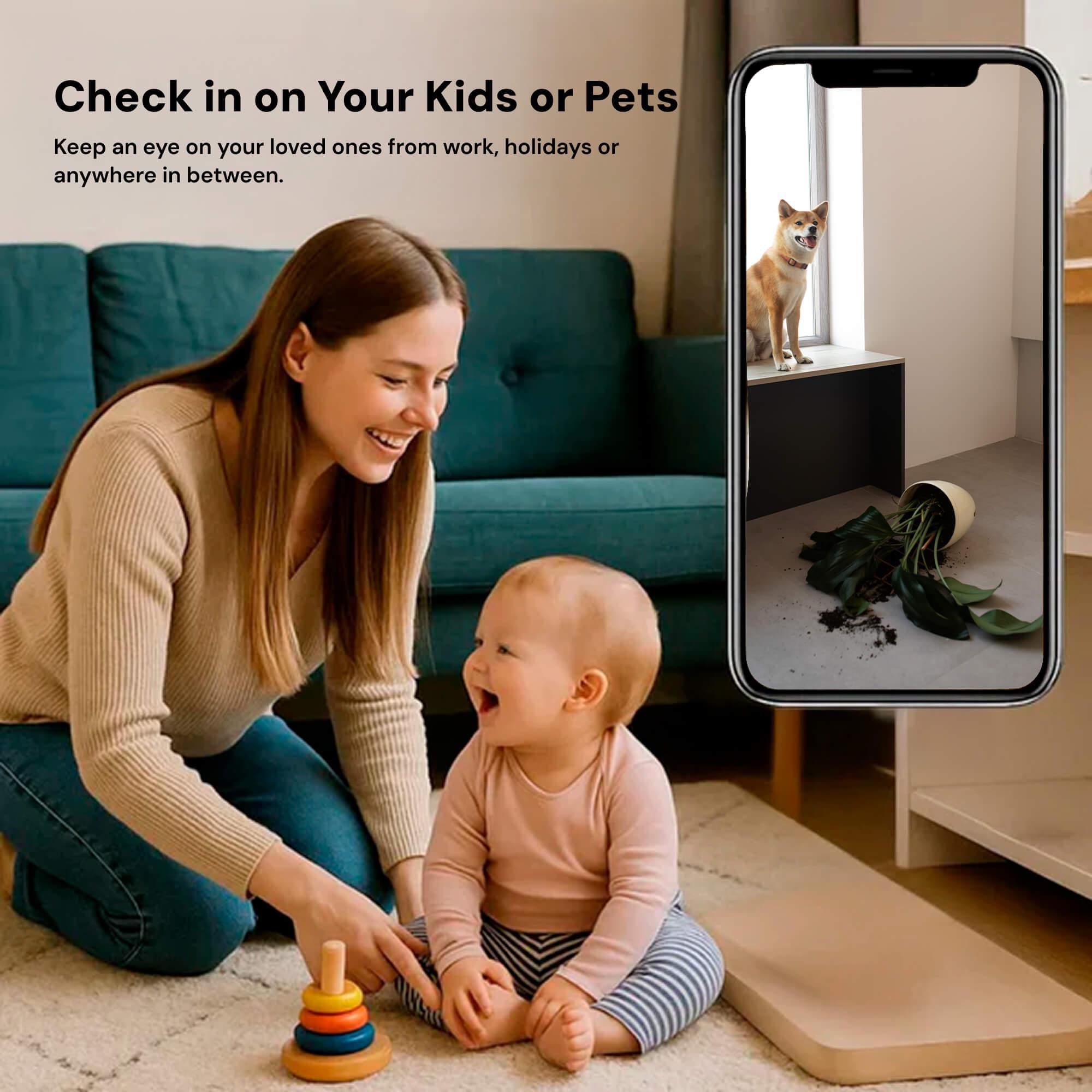 Mini Wireless Hidden Camera with Audio – Home Surveillance, Security Monitoring