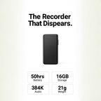 Miniature Voice Recorder – Small, Discreet, Voice Activation – Stealth Recording, Travel